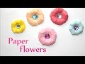 DIY crafts: PAPER FLOWERS (very easy) -  Innova Crafts