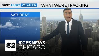 Showers, rumbles of thunder for Chicago
