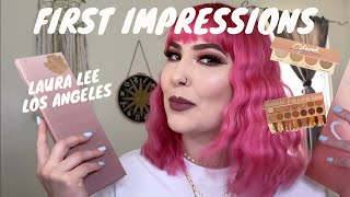 NUDIE PATOOTIE FIRST IMPRESSIONS/ LAURA LEE LOS ANGELES REVIEW/ ROSE GOLD MAKEUP