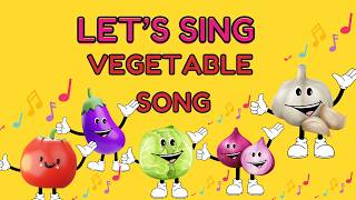 Fun Vegetable Learning Song for Children | Sing-Along and Dance | Kids' Veggie English Song