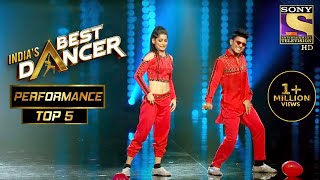 Tiger Pop और Vartika की "Chura Ke Dil" पे ज़बरदस्त जुगलबंदी | India's Best Dancer | Best Of Top 5