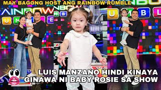 LUIS MANZANO HINDI KINAYA GINAWA ni BABY ROSIE sa SHOW ng RAINBOW RUMBLE