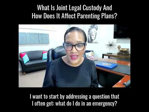 What exactly does joint legal custody mean?