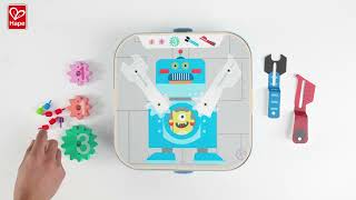 【德國 Hape】E1065 齒輪玩具組 Groovy-go-round Gears Playset