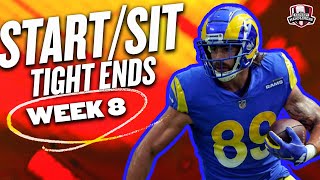 2021 Fantasy Football - MUST Start or Sit Week 8 Tight Ends - Every Match Up!!!