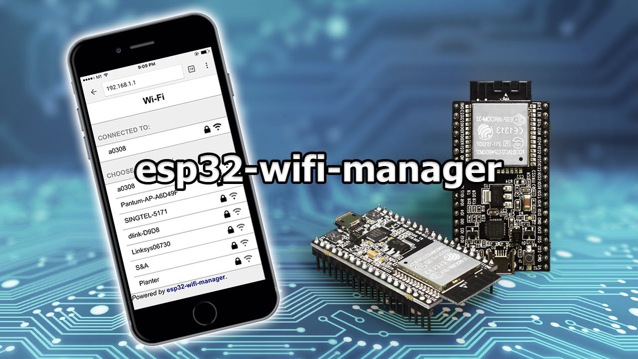 Esp32 Wifi Manager Quick Demo Youtube