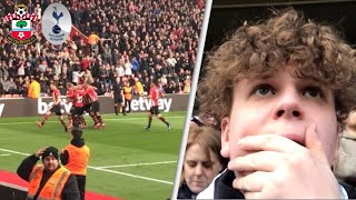 Southampton 2-1 Tottenham! Away Premier League Match Day Vlog! Harry Kane 1-0 and we f***** it up!