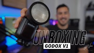 Godox V1 Round Head Speedlight Unboxing & Overview