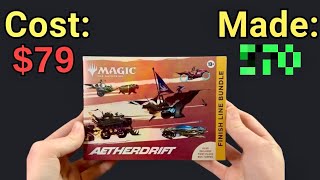 Opening a Magic The Gathering Aetherdrift Finishline Bundle Box