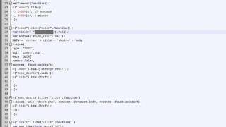 PHP and jQuery Tutorial (Draft auto save Part 1)