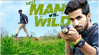 MAN VS WILD || BEAR CHILLED || FUNNY VIDEO || KANGRA BOYS