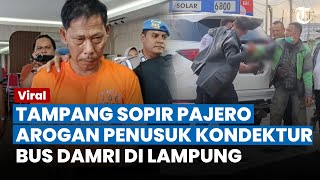 KINI KICEP! Ini Tampang Sopir Pajero Arogan Penusuk Kondektur Bus Damri di Lampung, Bernasib Apes