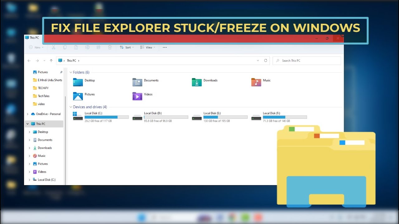 How To Fix File Explorer Stuck/Freeze On Windows 11 - YouTube