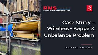 Kappa X Wireless Vibration Sensor - Fan Unbalance Problem