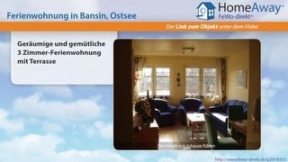 Usedom: Geräumige und gemütliche 3 Zimmer-Ferienwohnung mit Terrasse - FeWo-direkt.de Video