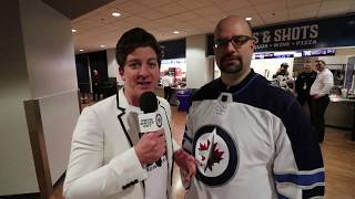 Hoosli Ukrainian Male Chorus Performs at Game 2 - Winnipeg Jets vs. Blues