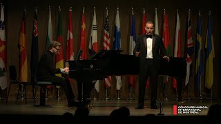 Art Song First Round performances from Montreal Competition Voice 2022