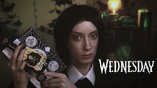 ASMR An Intrigued Wednesday Addams Welcomes YOU to the Family ☠️Observing you, Compliments