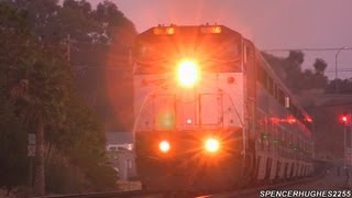 Amtrak Trains - Dash 8 #507 on the Del Mar Block (August 4th, 2013) AWESOME K5LA ACTION !!!