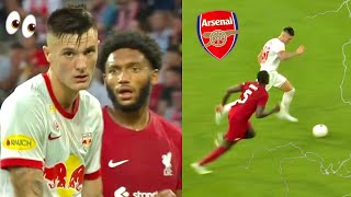 Benjamin Šeško vs Liverpool | ARSENAL TARGET | SUPER STRIKER ⭐️