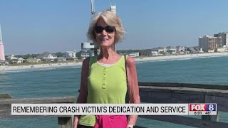 Loved ones remember crash victim's dedication and service