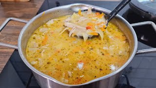 Bulgarian chicken soup recipe from my grandmother! So delicious that they keep asking for more!