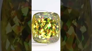 Presenting Class Piece Of Vibrant Sparkly Natural 23.01 Carat Sphene #gemstone #emerald #sphene