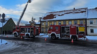 Przejazd alarmowy GBA Iveco i SD30 OSP JASIEŃ i GBA MAN OSP ZABŁOCIE do ćwiczeń.