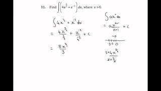 Q11 Paper1 2011 SQA Higher Mathematics Past Paper