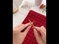 embroidery 新手織圍巾起針方法一 給男朋友織圍巾 手工diy 愛的禮物