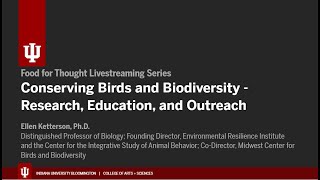 Food for Thought | Conserving Birds and Biodiversity: Research, Education, and Outreach