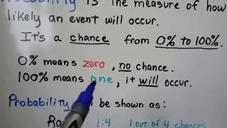 G.E.D. Math 16b, Simple probability