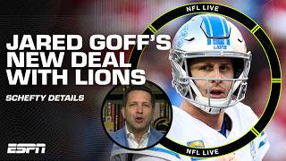 'JARED GOFF! JARED GOFF!' 🗣️ Schefty details Lions' new deal with fan-favorite G