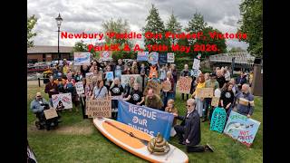 Newbury ‘Paddle Out Protest’, Victoria Park/K & A, 16th May 2026.