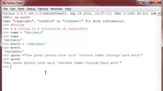 03 Data types Strings 1