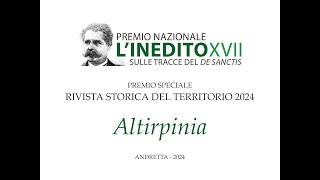 L'INEDITO XVII - Premio Speciale Rivista Storica del Territorio 2024