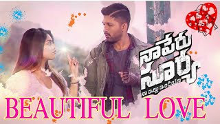 Beautiful Love Lyrical whatsapp status Video | Naa Peru Surya Naa Illu India Songs | Allu Arjun,
