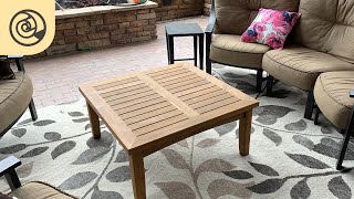 Repurposed Outdoor Coffee Table