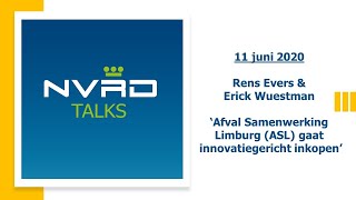 NVRDtalk: Rens Evers en Erick Wuestman over Afval Samenwerking Limburg gaat innovatiegericht inkopen