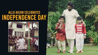 Allu Arjun celebrates Independence Day | Allu Ayaan | Allu Arha | Daily Culture
