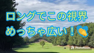 絶対にOB出ないだろうフェアウェイ　泉佐野CC大阪湾3番~4番