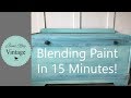 How To Do An Easy Blended Paint Finish In 15 Minutes!