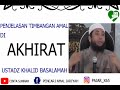 timbangan amal di akhirat ustadz khalid basalamah