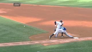 2013/08/22 Soriano's leaping catch