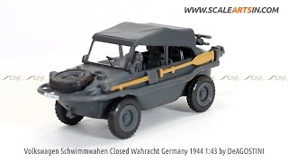 Volkswagen Schwimmwagen Germany 1944  1:43 DeAgostini diecast scale model www.scaleartsin.com