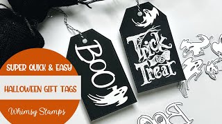 Super Quick & Easy Halloween Gift Tags