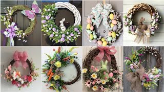 Amazing and beautiful easter bunny wreath ideas