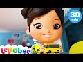 The Vehicles Sound - Trucks, Cars, Bus +More Nursery Rhymes for Kids | Lellobee
