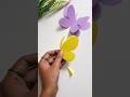 DIY butterfly paper 🦋 #artandcraft #papercraft #howtomake