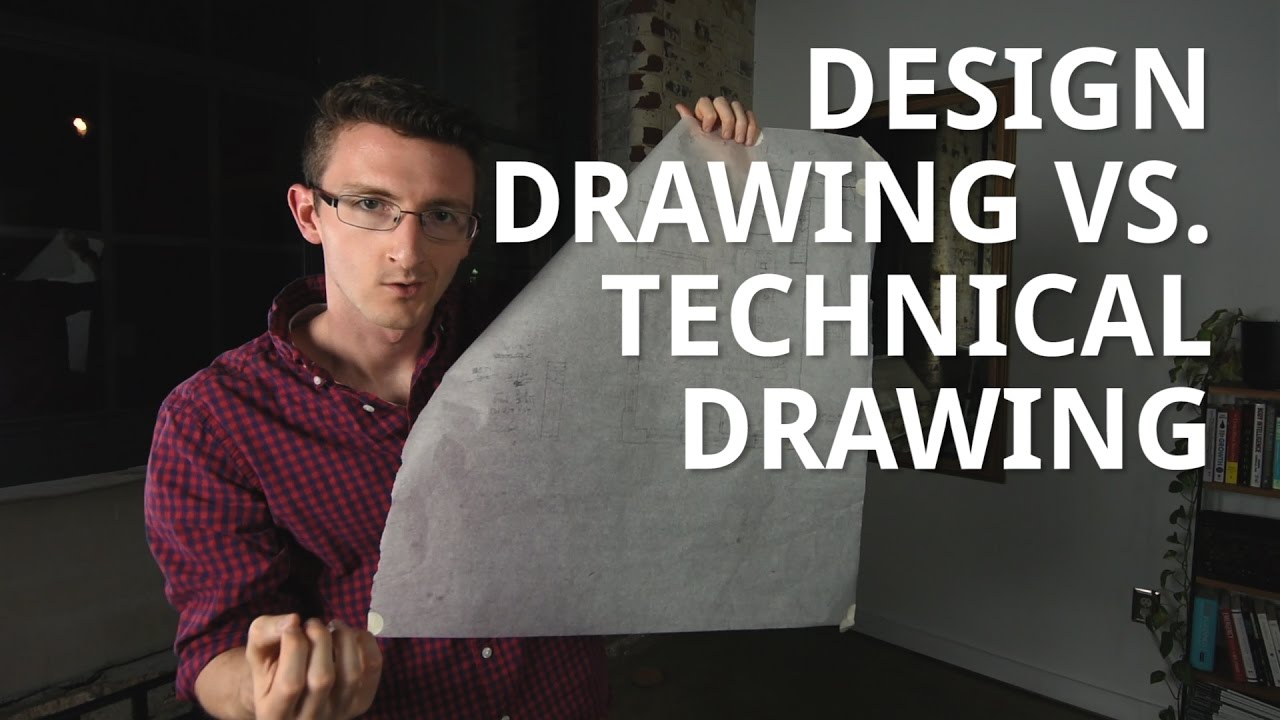 Design Drawing Vs Technical Drawing - YouTube